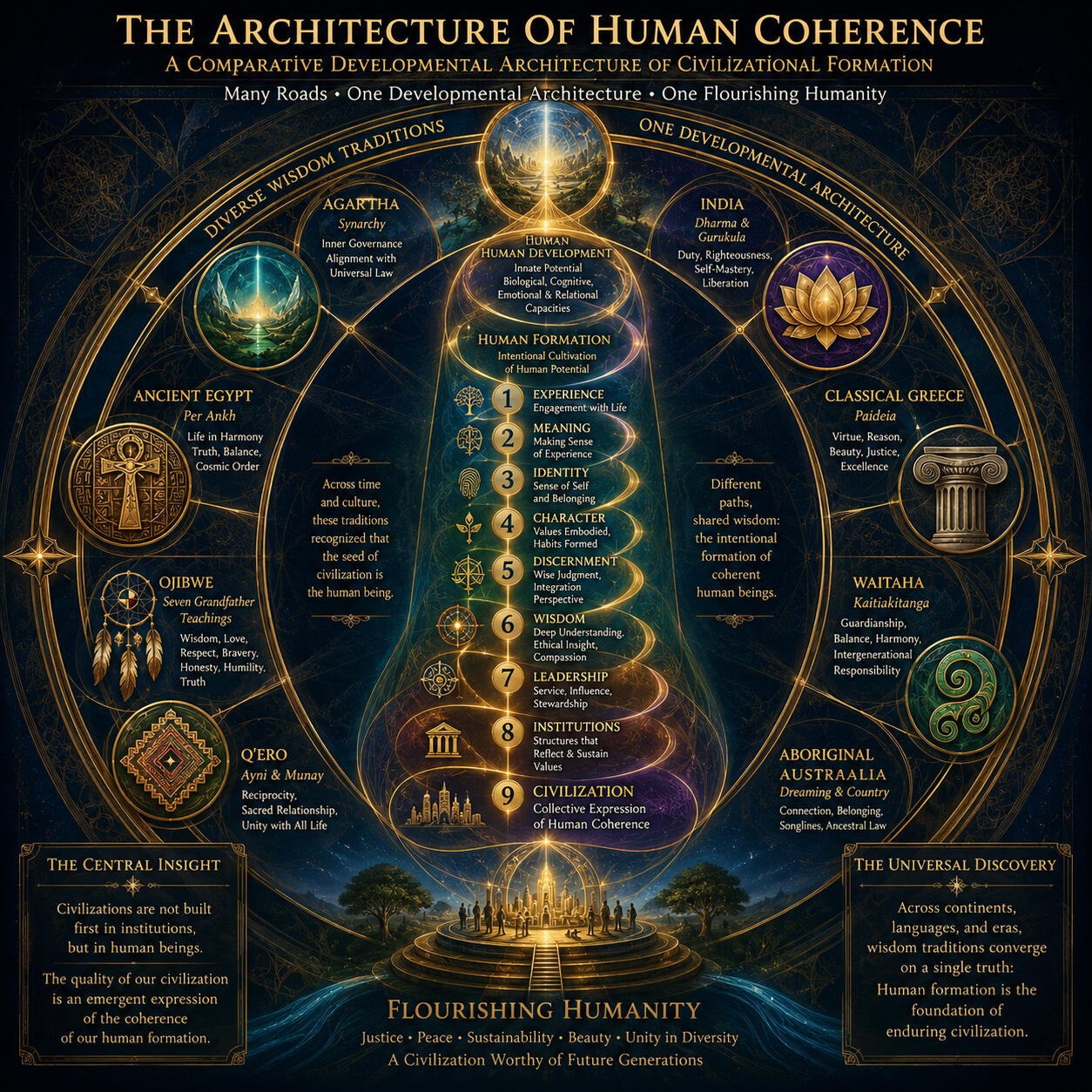 Architecture of Human Coherence Theory of Civilization Formation
